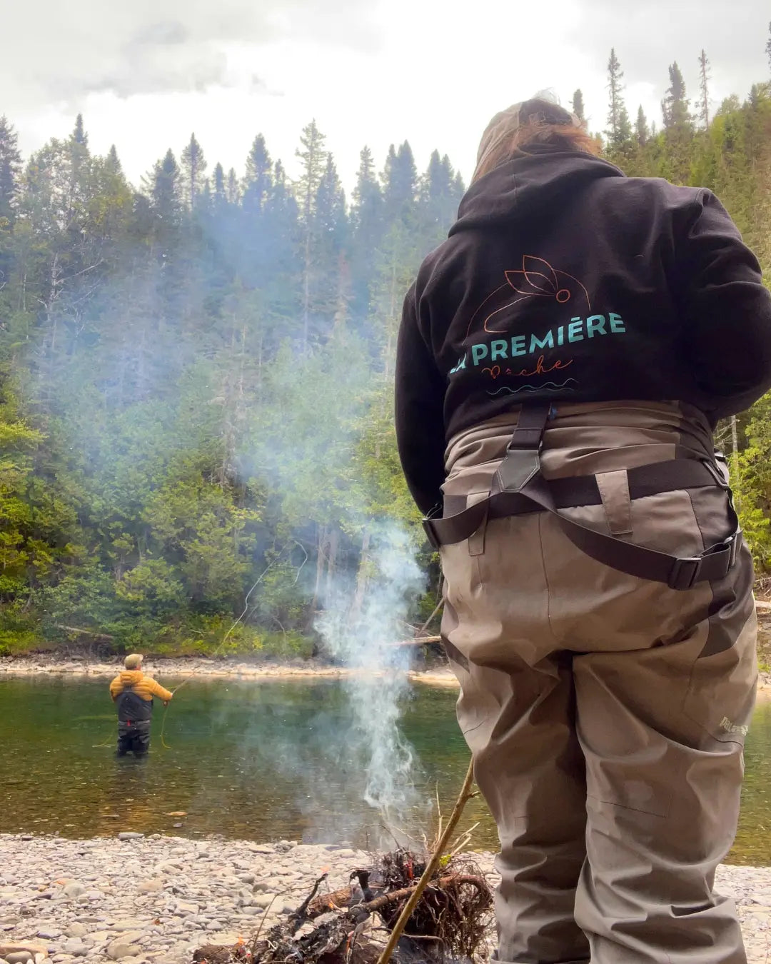 Cotton fleece hoodie | The first fishing trip