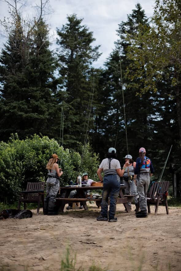 Séjours d'initiation / débutante (canne à mouche à une main) Rivière Malbaie & Gouffre
